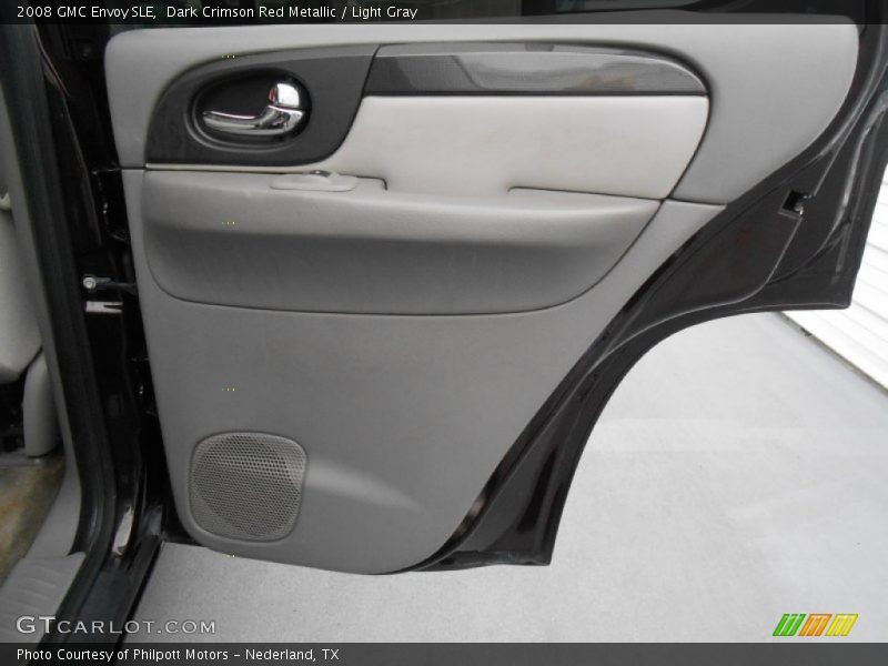 Dark Crimson Red Metallic / Light Gray 2008 GMC Envoy SLE