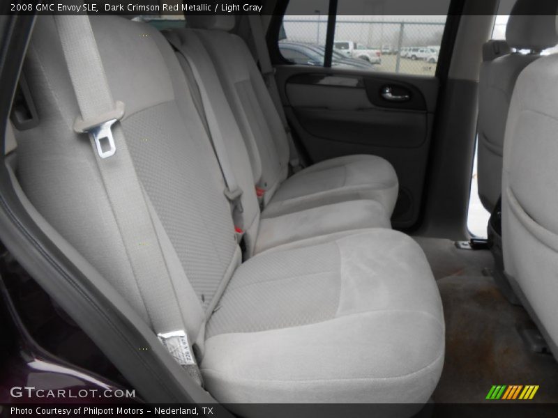 Dark Crimson Red Metallic / Light Gray 2008 GMC Envoy SLE