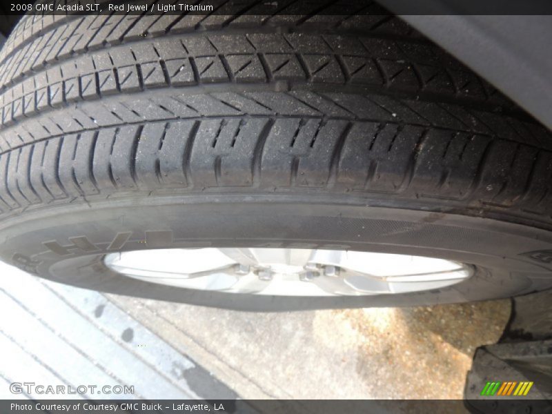 Red Jewel / Light Titanium 2008 GMC Acadia SLT