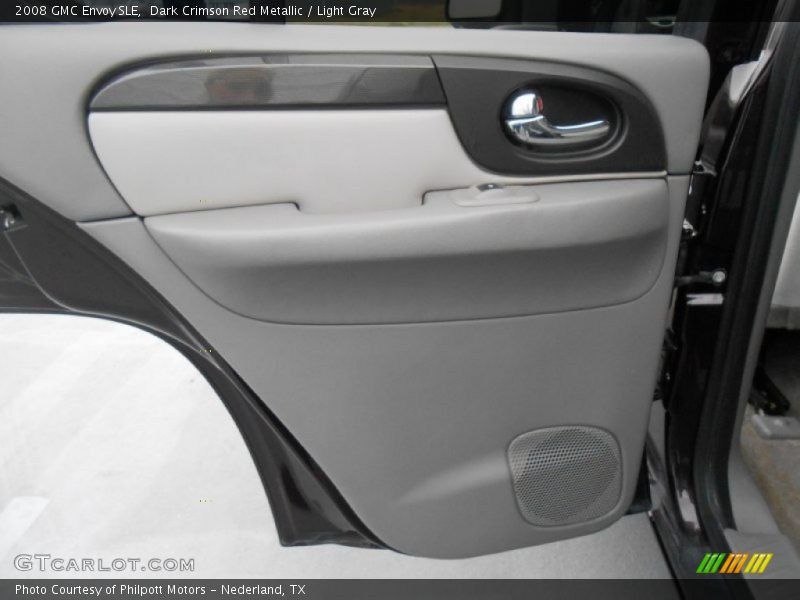 Dark Crimson Red Metallic / Light Gray 2008 GMC Envoy SLE