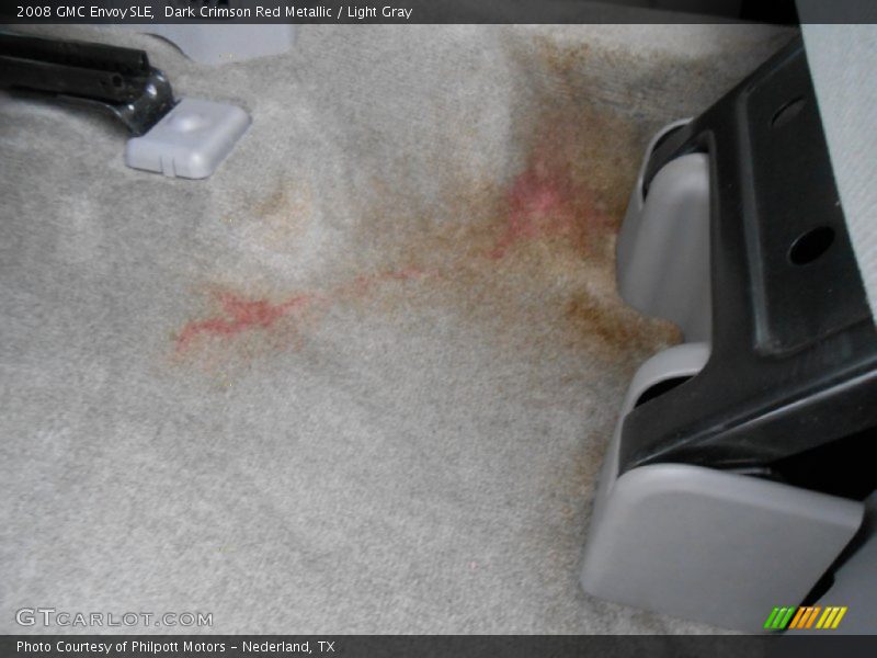 Dark Crimson Red Metallic / Light Gray 2008 GMC Envoy SLE