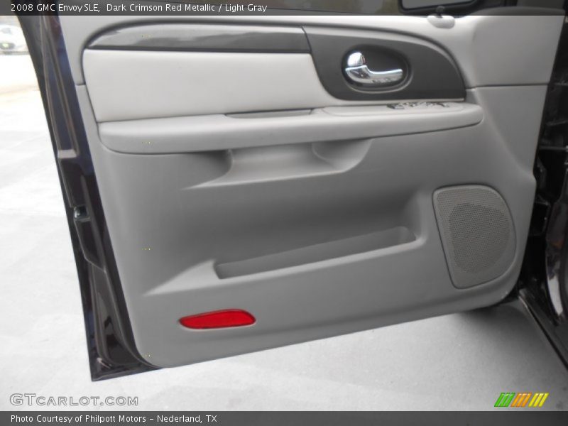 Dark Crimson Red Metallic / Light Gray 2008 GMC Envoy SLE