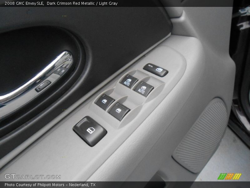 Dark Crimson Red Metallic / Light Gray 2008 GMC Envoy SLE