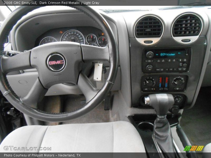 Dark Crimson Red Metallic / Light Gray 2008 GMC Envoy SLE