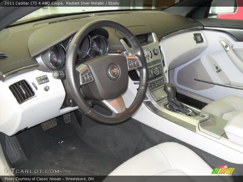 Ebony Interior - 2011 CTS 4 AWD Coupe 