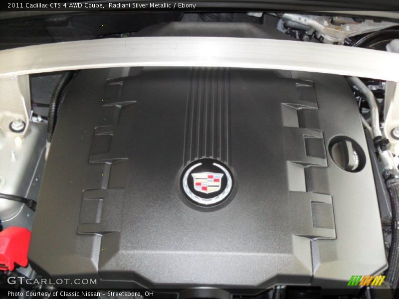 Radiant Silver Metallic / Ebony 2011 Cadillac CTS 4 AWD Coupe