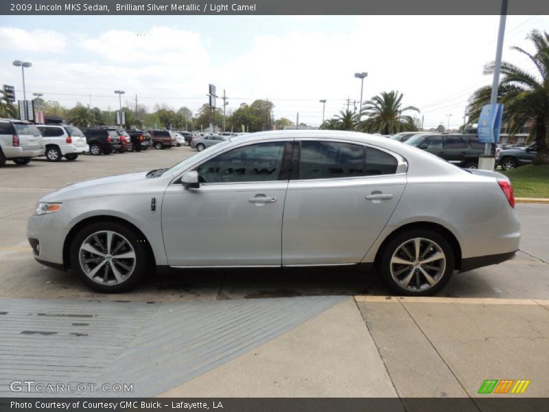 Brilliant Silver Metallic / Light Camel 2009 Lincoln MKS Sedan