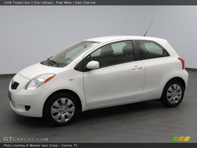 Polar White / Dark Charcoal 2008 Toyota Yaris 3 Door Liftback