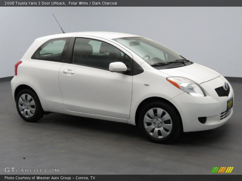 Polar White / Dark Charcoal 2008 Toyota Yaris 3 Door Liftback