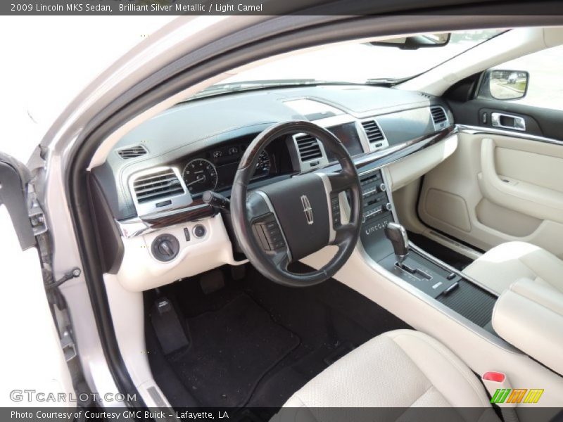 Brilliant Silver Metallic / Light Camel 2009 Lincoln MKS Sedan