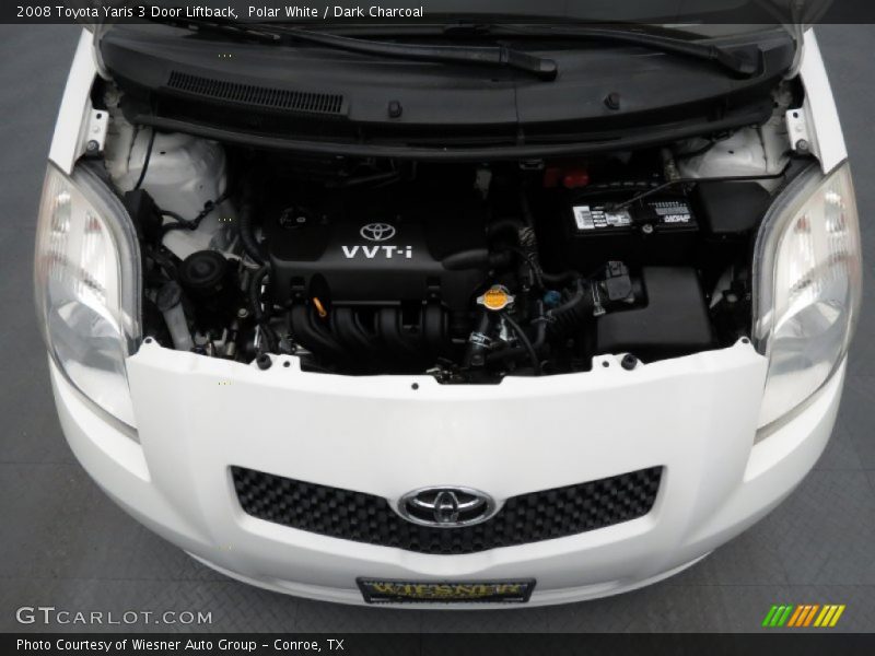 Polar White / Dark Charcoal 2008 Toyota Yaris 3 Door Liftback
