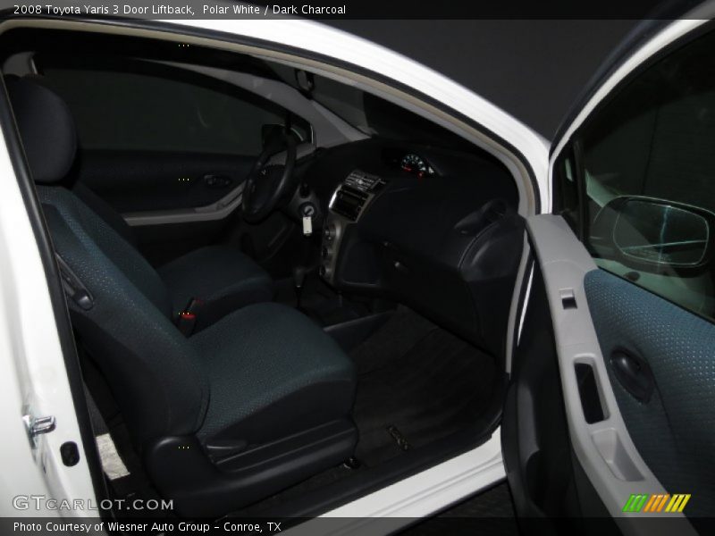 Polar White / Dark Charcoal 2008 Toyota Yaris 3 Door Liftback