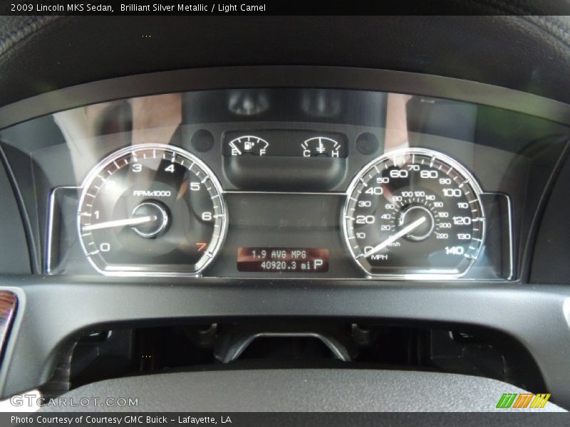 Brilliant Silver Metallic / Light Camel 2009 Lincoln MKS Sedan