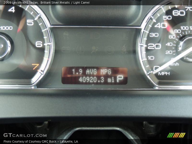 Brilliant Silver Metallic / Light Camel 2009 Lincoln MKS Sedan
