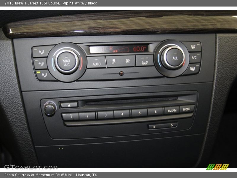 Alpine White / Black 2013 BMW 1 Series 135i Coupe