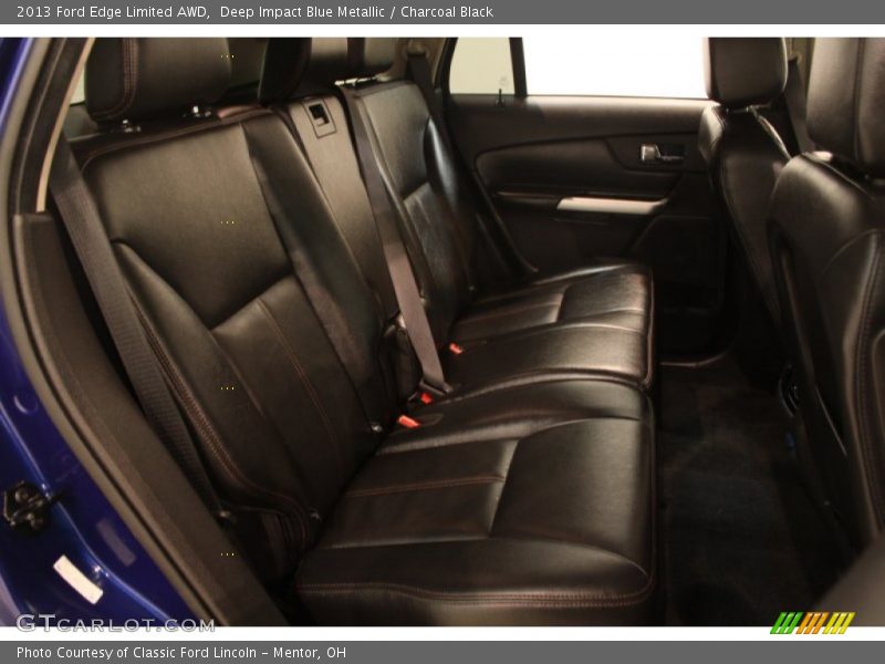 Rear Seat of 2013 Edge Limited AWD