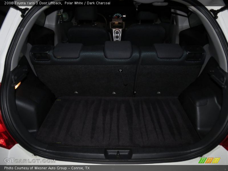 Polar White / Dark Charcoal 2008 Toyota Yaris 3 Door Liftback