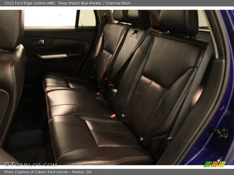 Deep Impact Blue Metallic / Charcoal Black 2013 Ford Edge Limited AWD