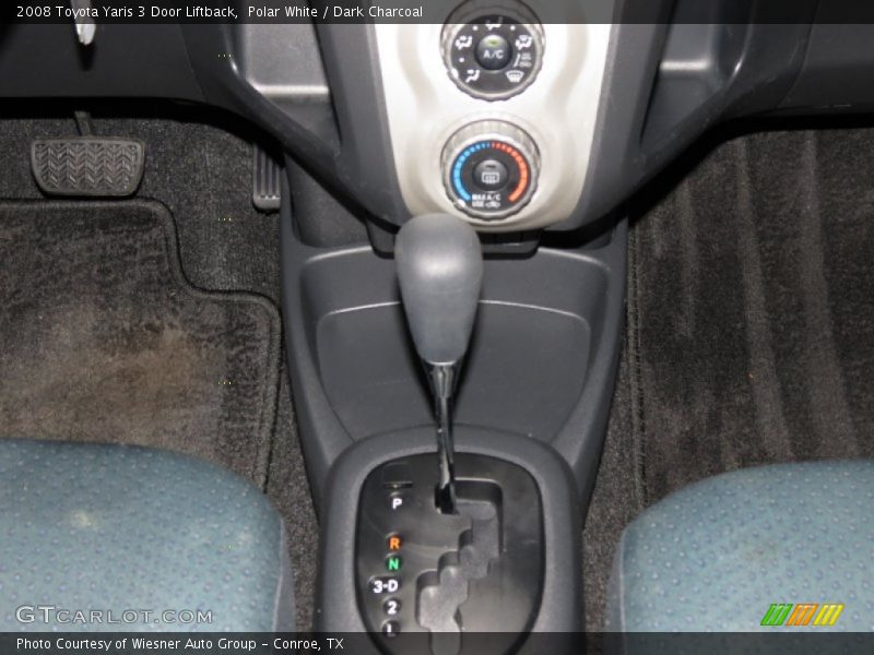 Polar White / Dark Charcoal 2008 Toyota Yaris 3 Door Liftback