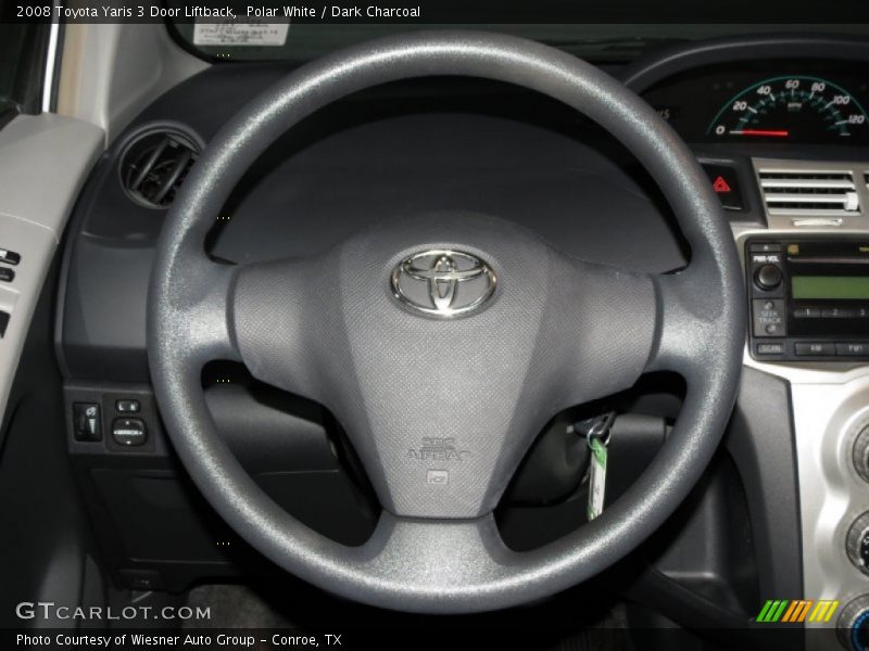 Polar White / Dark Charcoal 2008 Toyota Yaris 3 Door Liftback