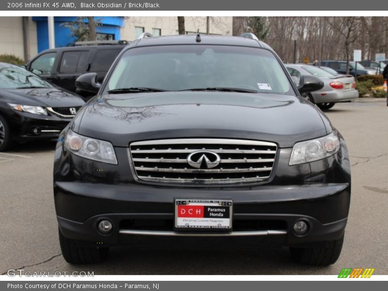 Black Obsidian / Brick/Black 2006 Infiniti FX 45 AWD