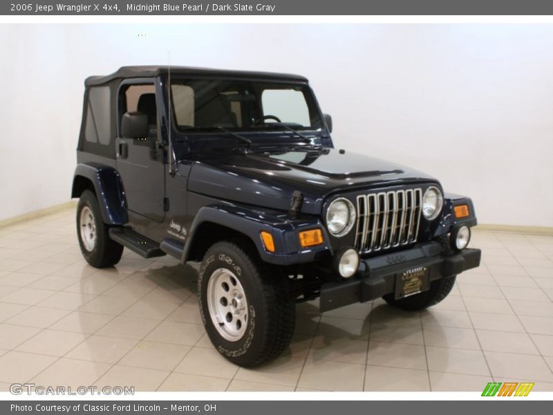 Midnight Blue Pearl / Dark Slate Gray 2006 Jeep Wrangler X 4x4