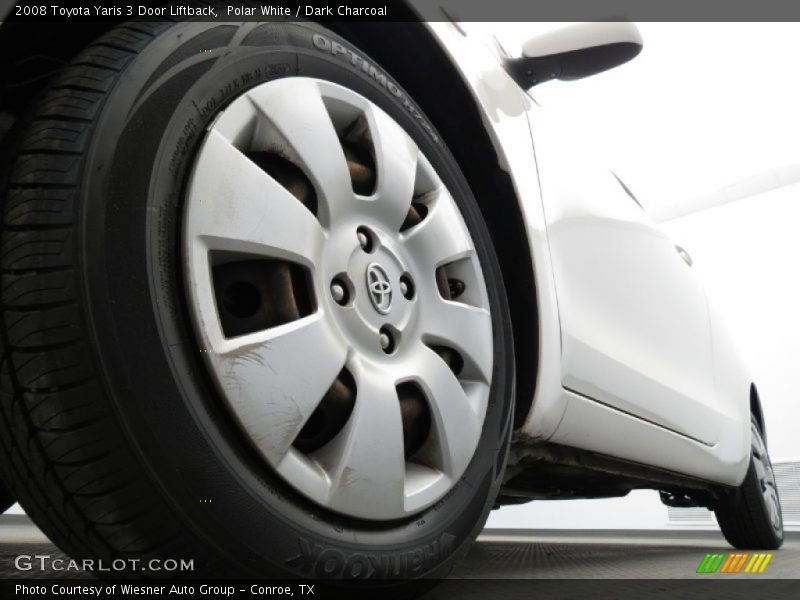 Polar White / Dark Charcoal 2008 Toyota Yaris 3 Door Liftback