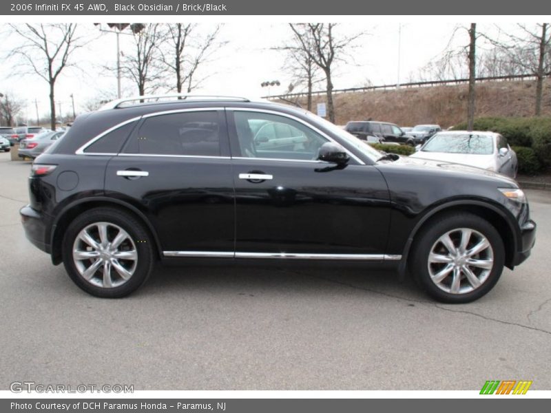 Black Obsidian / Brick/Black 2006 Infiniti FX 45 AWD