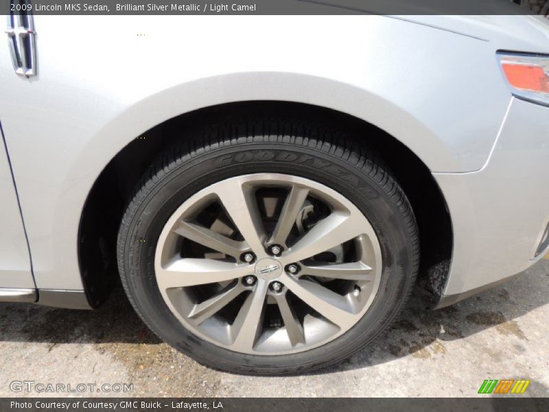 Brilliant Silver Metallic / Light Camel 2009 Lincoln MKS Sedan