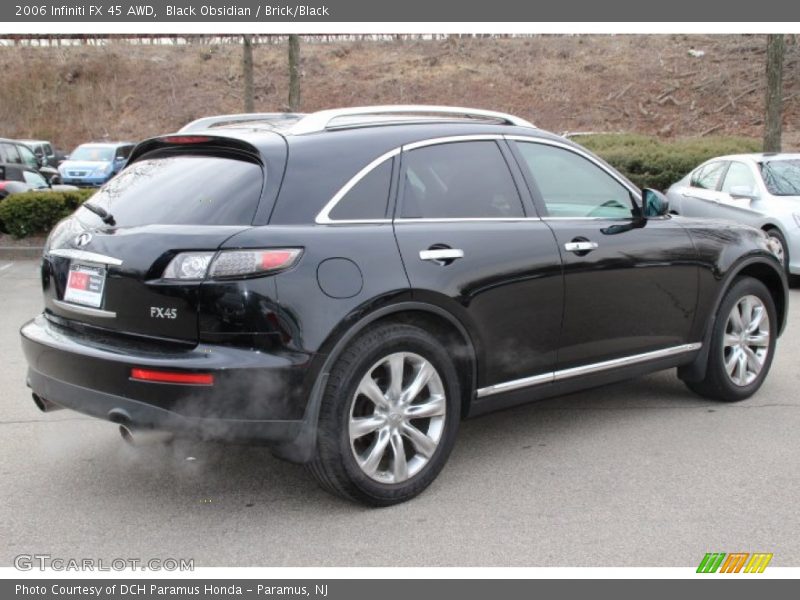 Black Obsidian / Brick/Black 2006 Infiniti FX 45 AWD