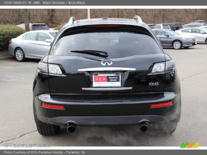 Black Obsidian / Brick/Black 2006 Infiniti FX 45 AWD