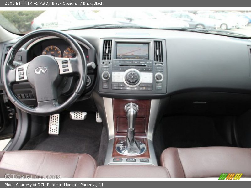 Black Obsidian / Brick/Black 2006 Infiniti FX 45 AWD