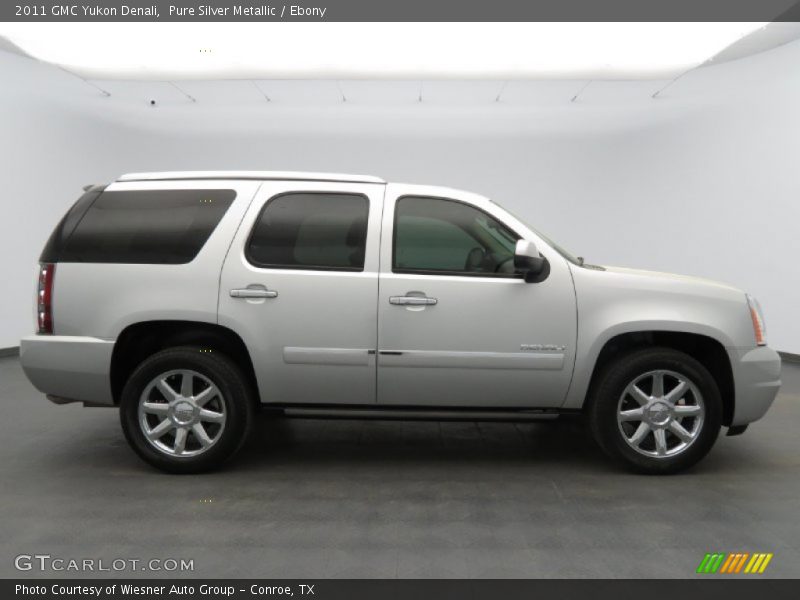 Pure Silver Metallic / Ebony 2011 GMC Yukon Denali