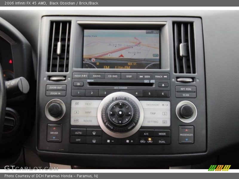 Black Obsidian / Brick/Black 2006 Infiniti FX 45 AWD