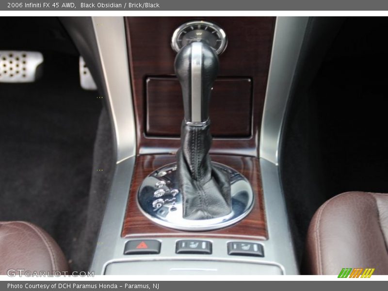 Black Obsidian / Brick/Black 2006 Infiniti FX 45 AWD