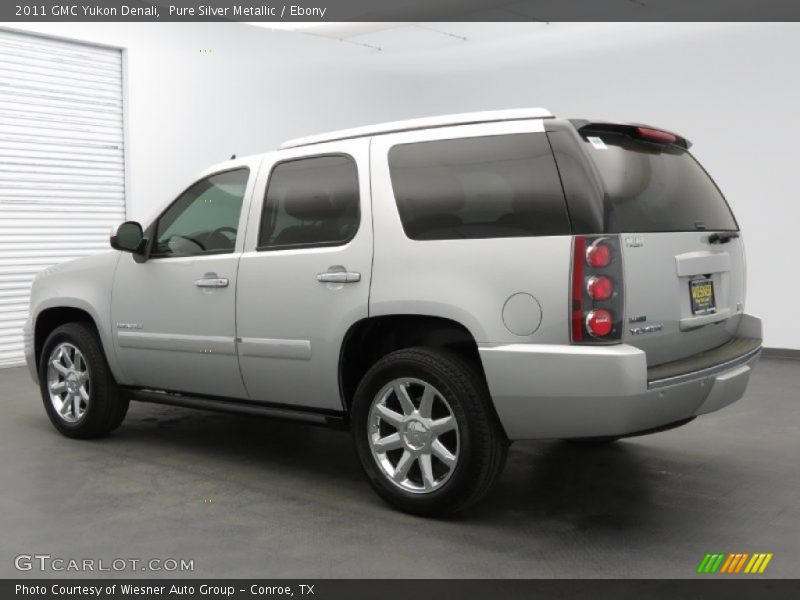 Pure Silver Metallic / Ebony 2011 GMC Yukon Denali