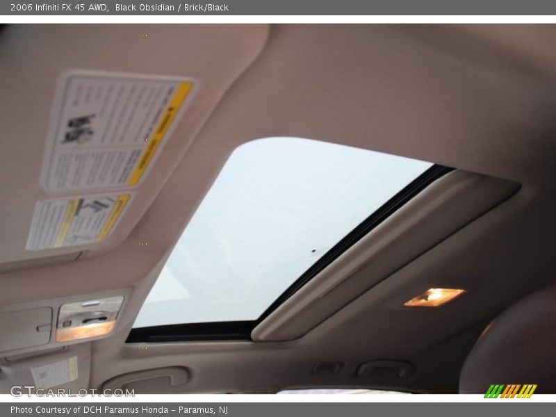 Black Obsidian / Brick/Black 2006 Infiniti FX 45 AWD