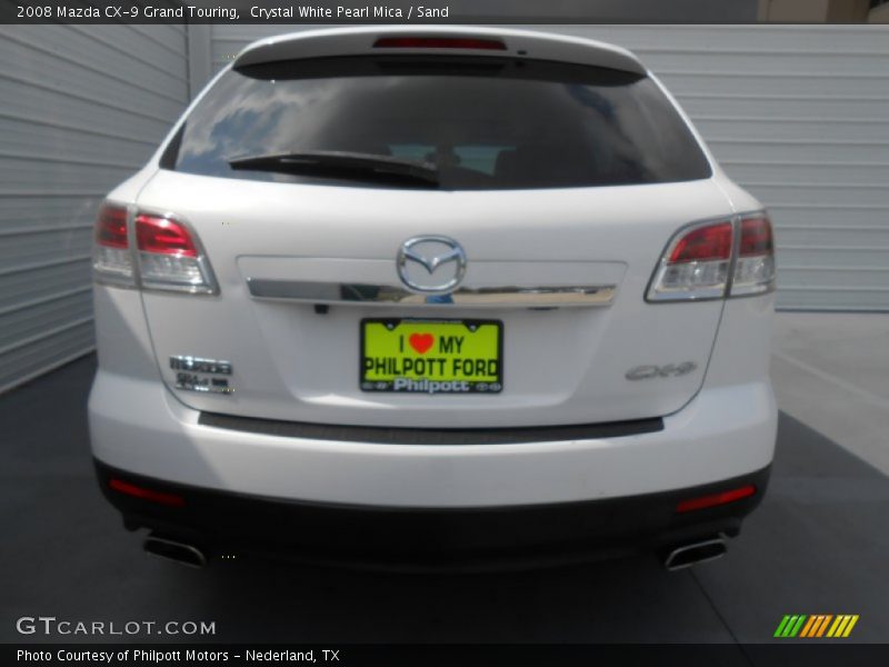 Crystal White Pearl Mica / Sand 2008 Mazda CX-9 Grand Touring