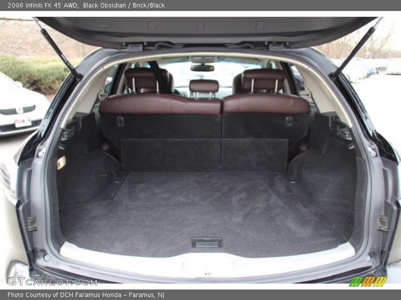Black Obsidian / Brick/Black 2006 Infiniti FX 45 AWD