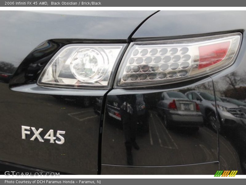 Black Obsidian / Brick/Black 2006 Infiniti FX 45 AWD