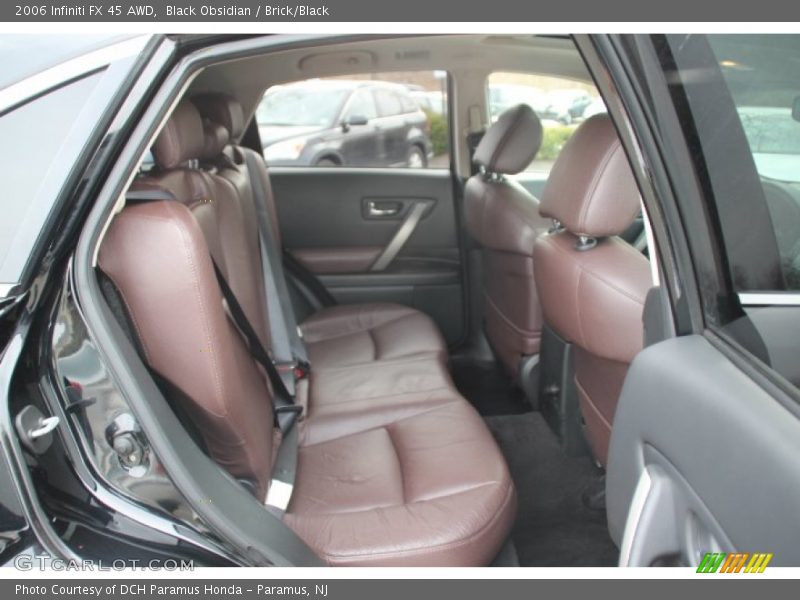 Black Obsidian / Brick/Black 2006 Infiniti FX 45 AWD