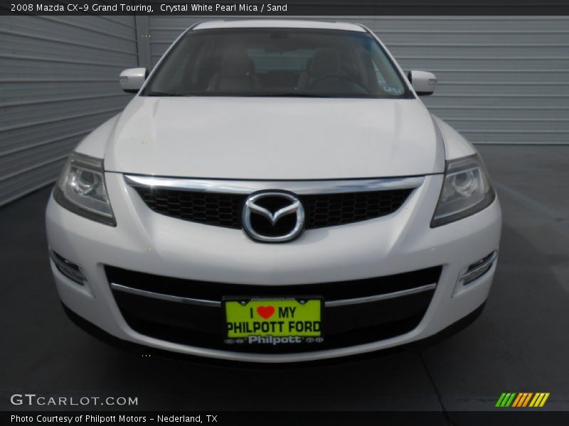 Crystal White Pearl Mica / Sand 2008 Mazda CX-9 Grand Touring