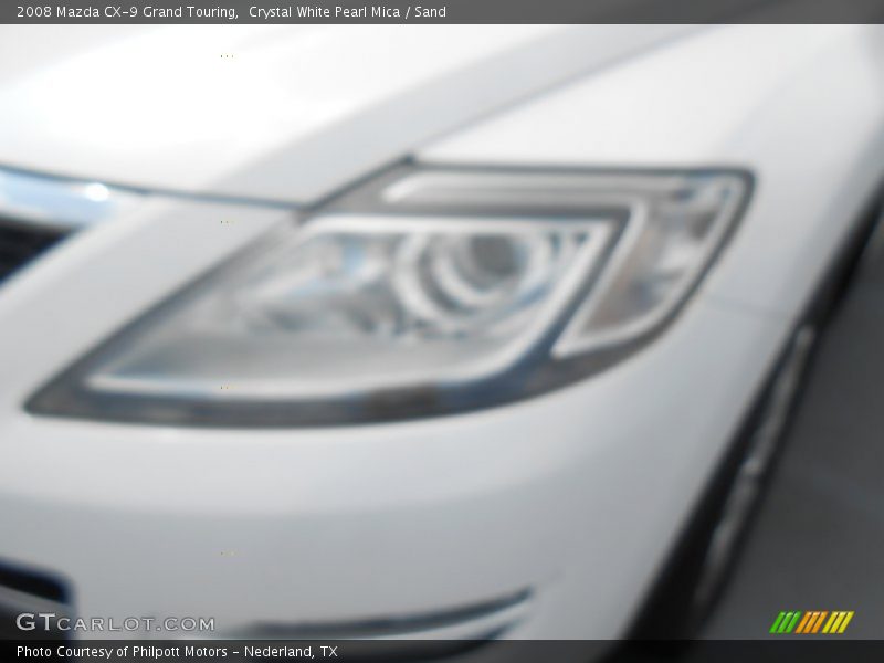 Crystal White Pearl Mica / Sand 2008 Mazda CX-9 Grand Touring