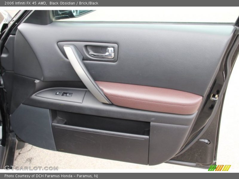 Black Obsidian / Brick/Black 2006 Infiniti FX 45 AWD