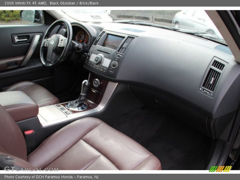 Black Obsidian / Brick/Black 2006 Infiniti FX 45 AWD