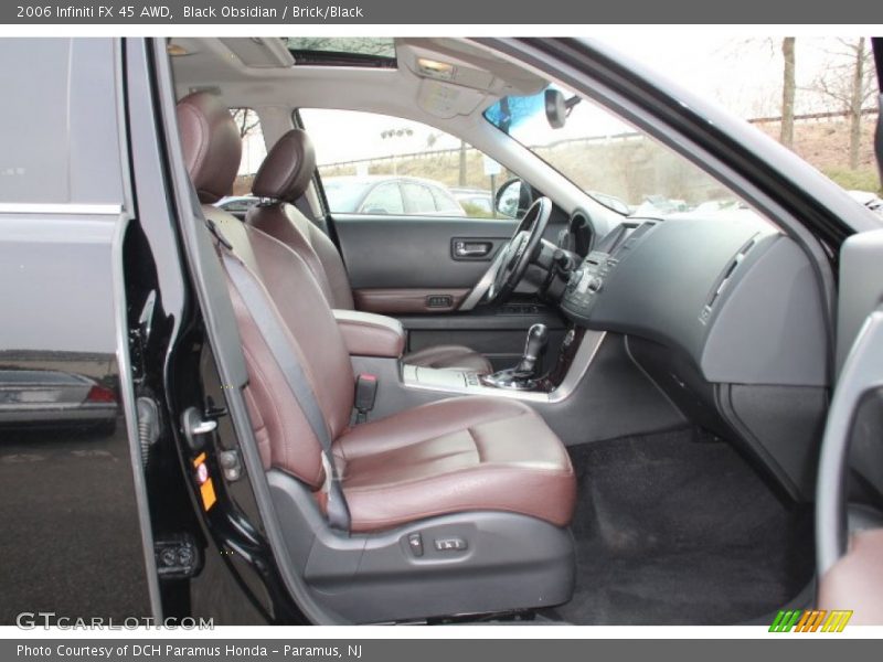 Black Obsidian / Brick/Black 2006 Infiniti FX 45 AWD
