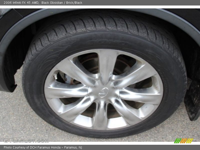 Black Obsidian / Brick/Black 2006 Infiniti FX 45 AWD