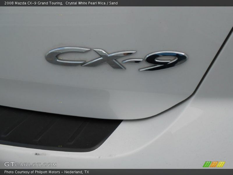 Crystal White Pearl Mica / Sand 2008 Mazda CX-9 Grand Touring