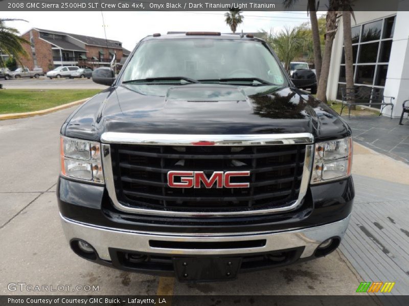 Onyx Black / Dark Titanium/Light Titanium 2008 GMC Sierra 2500HD SLT Crew Cab 4x4