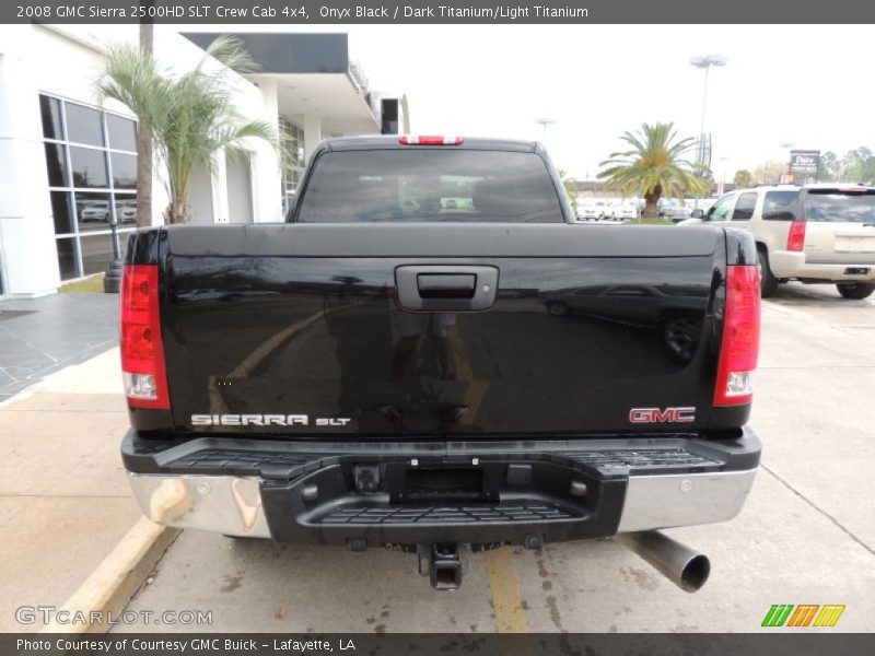 Onyx Black / Dark Titanium/Light Titanium 2008 GMC Sierra 2500HD SLT Crew Cab 4x4